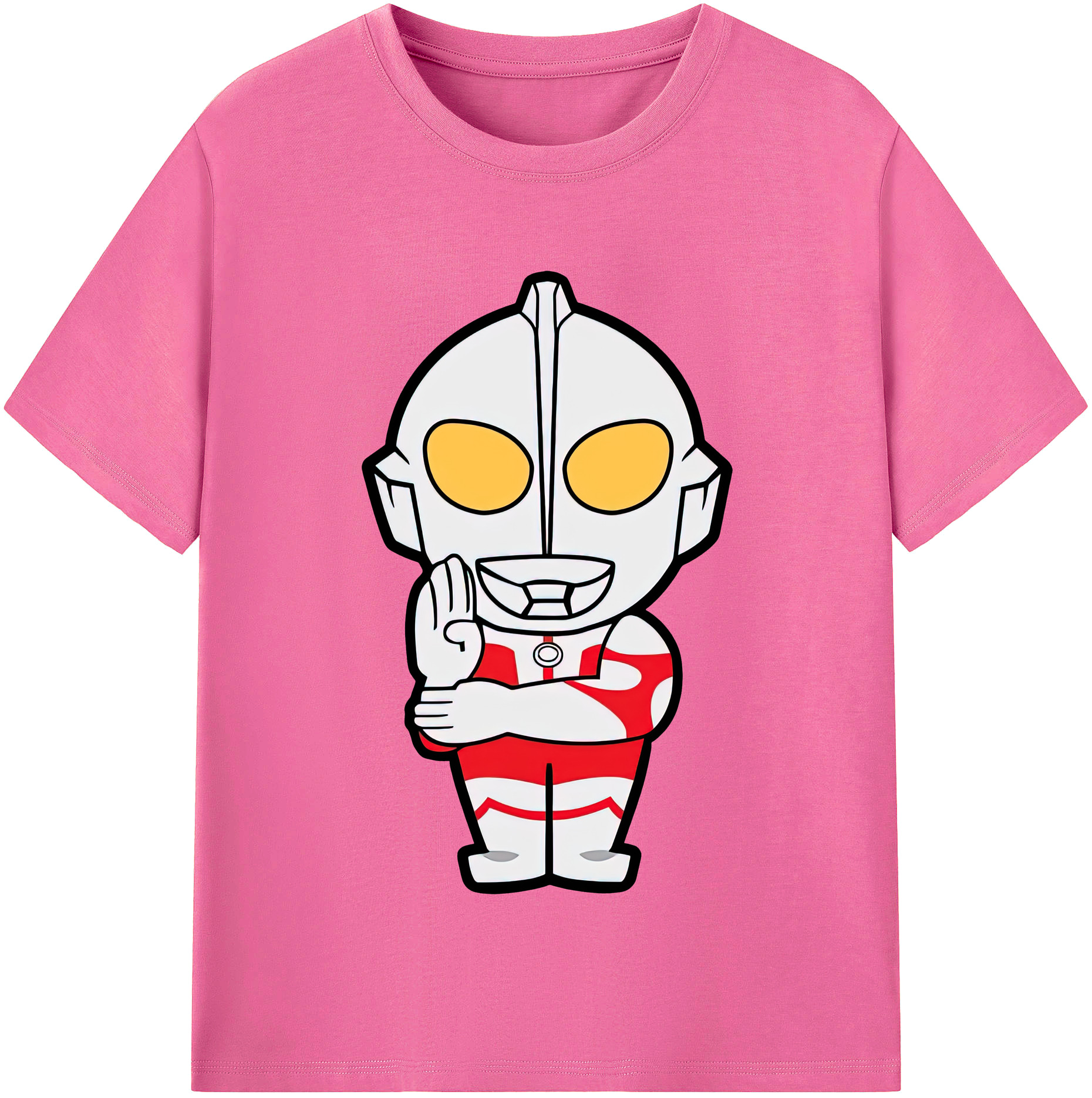 （画像用） ウルトラマン Ultraman レディースカジュアルプリントTシャツ（綿100％）